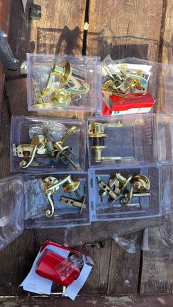 Indoor door handle Set / Gold