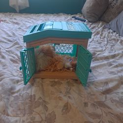 New Hamster With Cage Toy