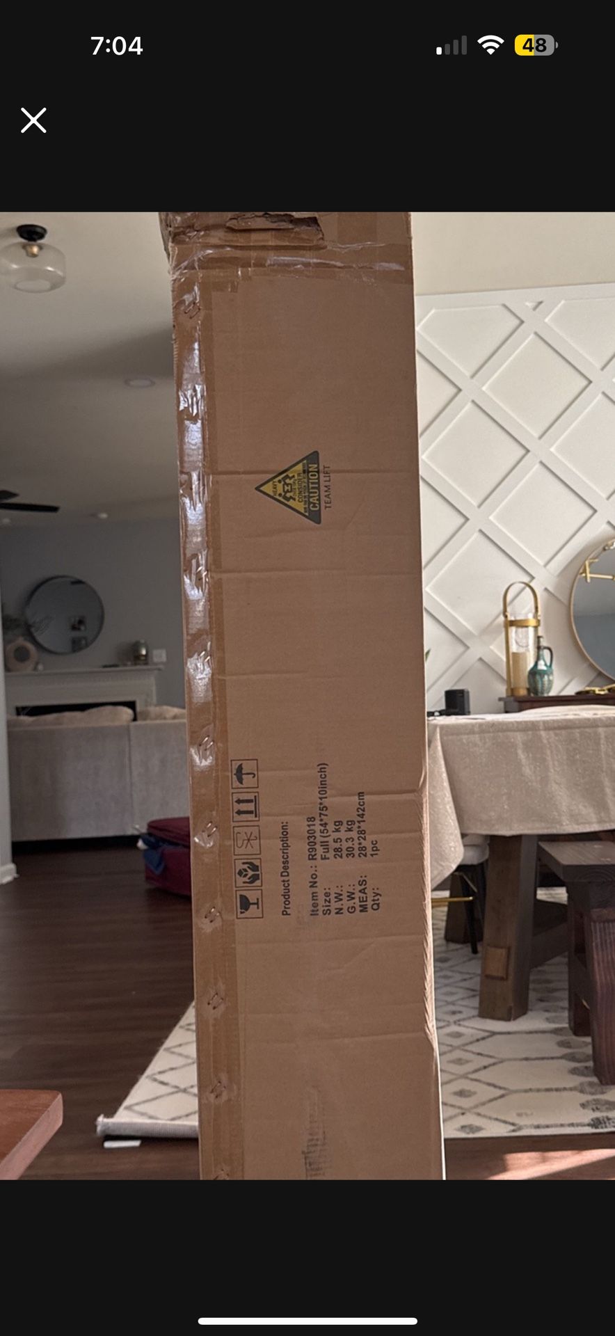 Brand New In Box Full Size Mattress