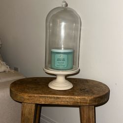 Bath & Body Works Glass Candle Dome Display