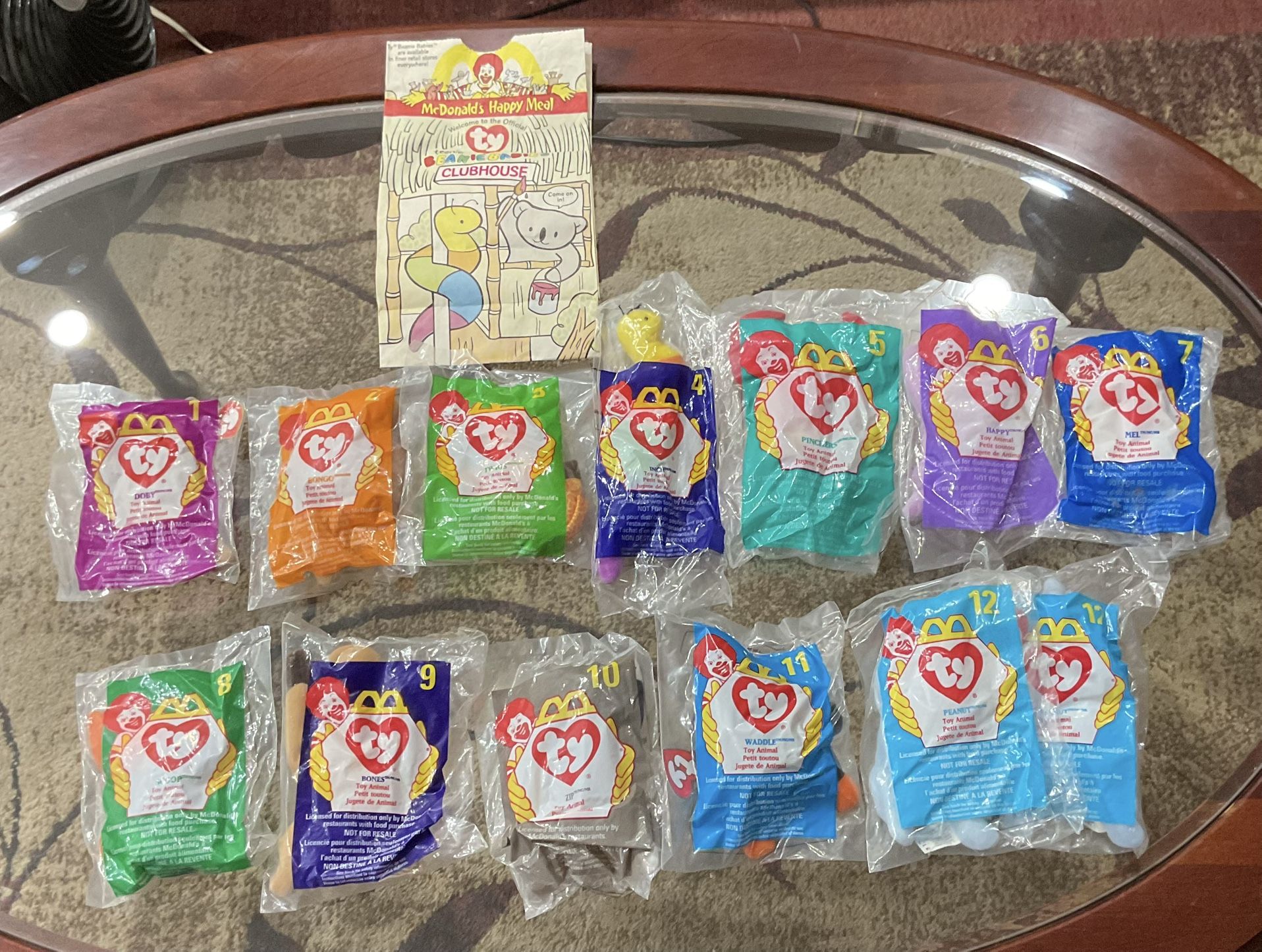 Beanie Babies Mini McDonald’s Collection