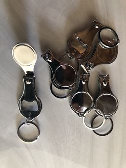5 nail clippers and bottle openers