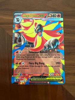 Mega Pyroar ex 015/086 Holo Double Rare Chaos Rising Pokemon TCG Near Mint NM