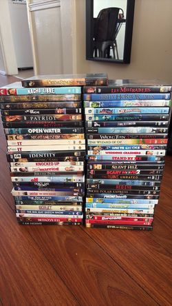 Bundle of 55 DVDS