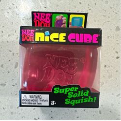 🧊 NeeDoh Nice Cube – Super Solid Squish! 💗