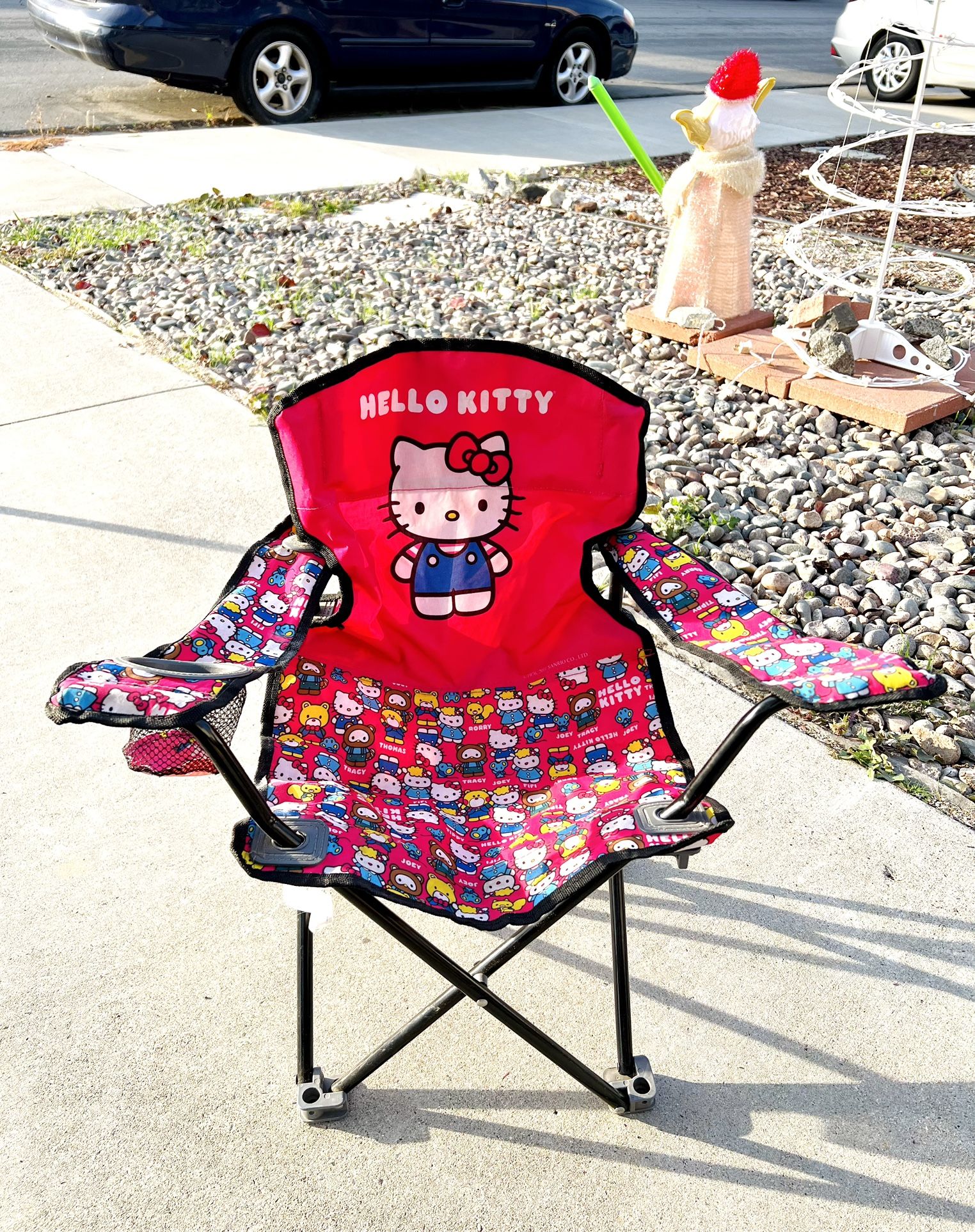 Folding Hello kitty chair