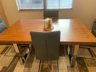 Table and chairs