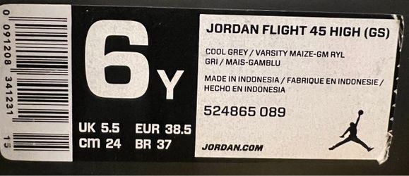 6Y Jordan Flight 45 High (GS)