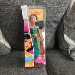 Disney princess sparkling princess Jasmine doll 2014 Damaged Box