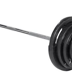 300 LB Olympic Weight Set WITH 7FT Bar