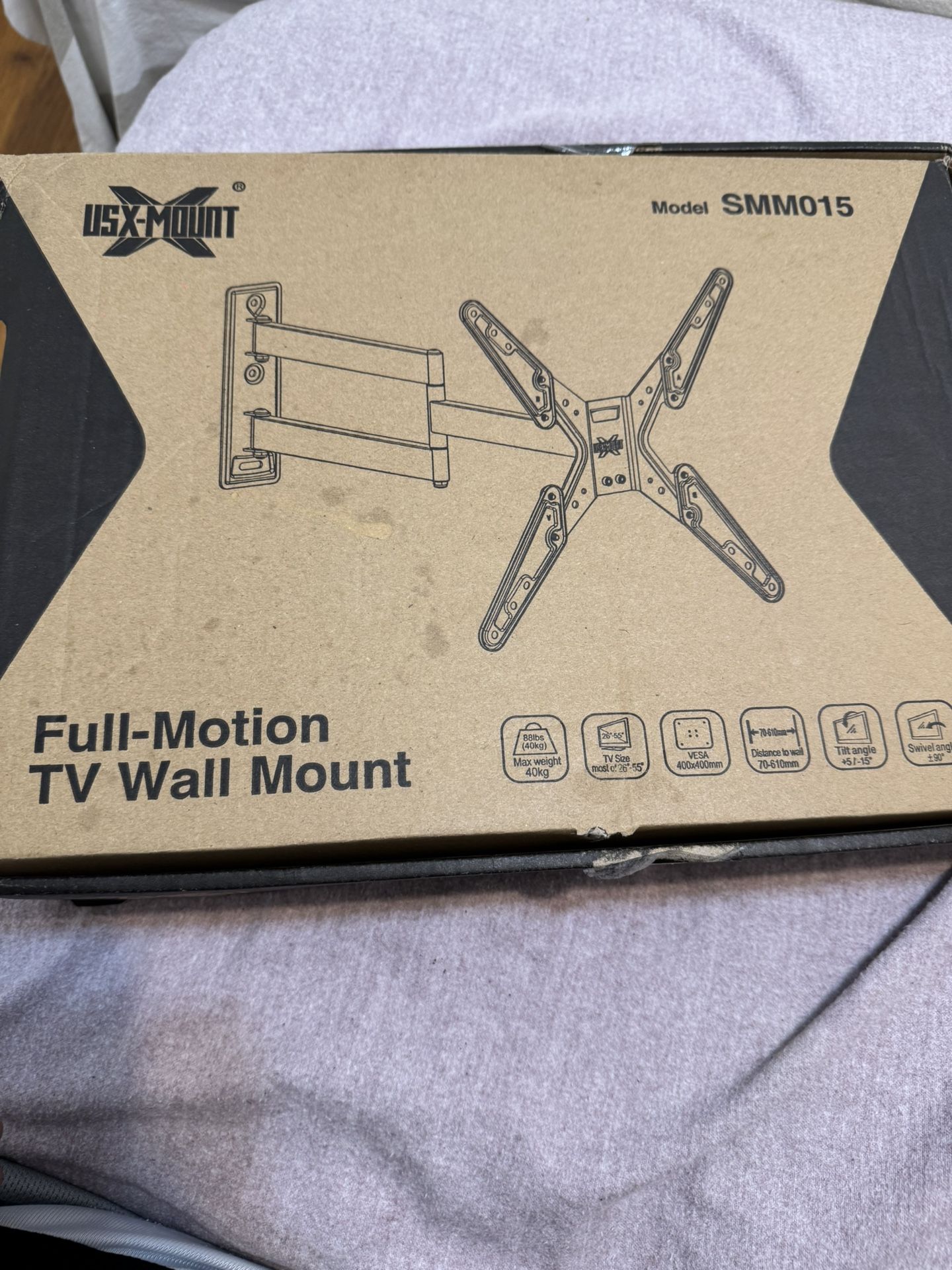 TV Arm Wall Mount Swivel Tolteca