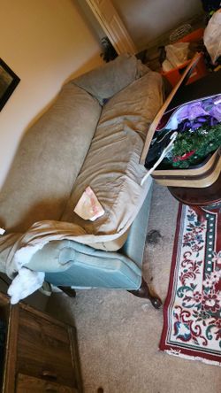 Beige Fabric Sofa Couch (mint)