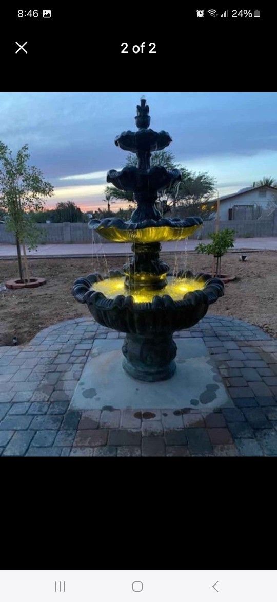 Cement Fountains
