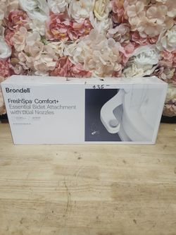 Brondell
FreshSpa Comfort+ Ambient Temperature Non-Electric Bidet Attachment in White