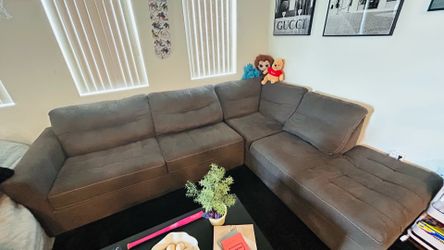 Grey Sectional Couch