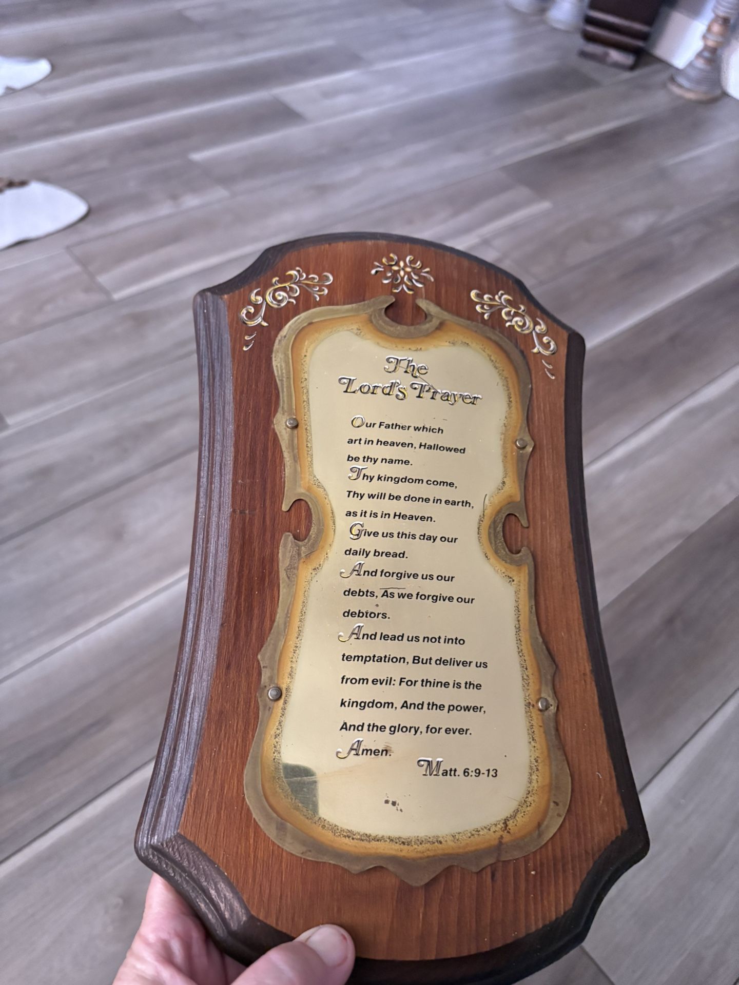 Vintage Home Interiors: The Lord‘S Prayer