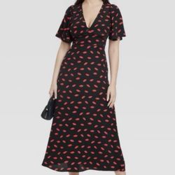 A New Day MIDI Maxi dress Flutter Wing Size 6 & 8