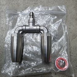 Dual Turbo Nozzle for Pressure Washer 3.0 Orifice 1/4" Quick Connect 4000 PSI