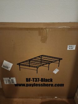 Twin metal bedframe
