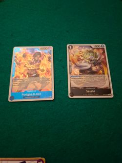 A bunch of <One Peace> cards