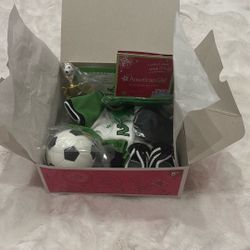 american girl doll soccer set