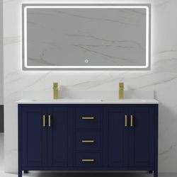 Bathroom vanity 60”