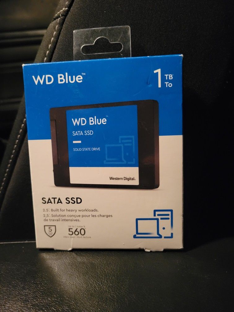 WD Blue 2.5in 3D NAND SATA SSD 1TB