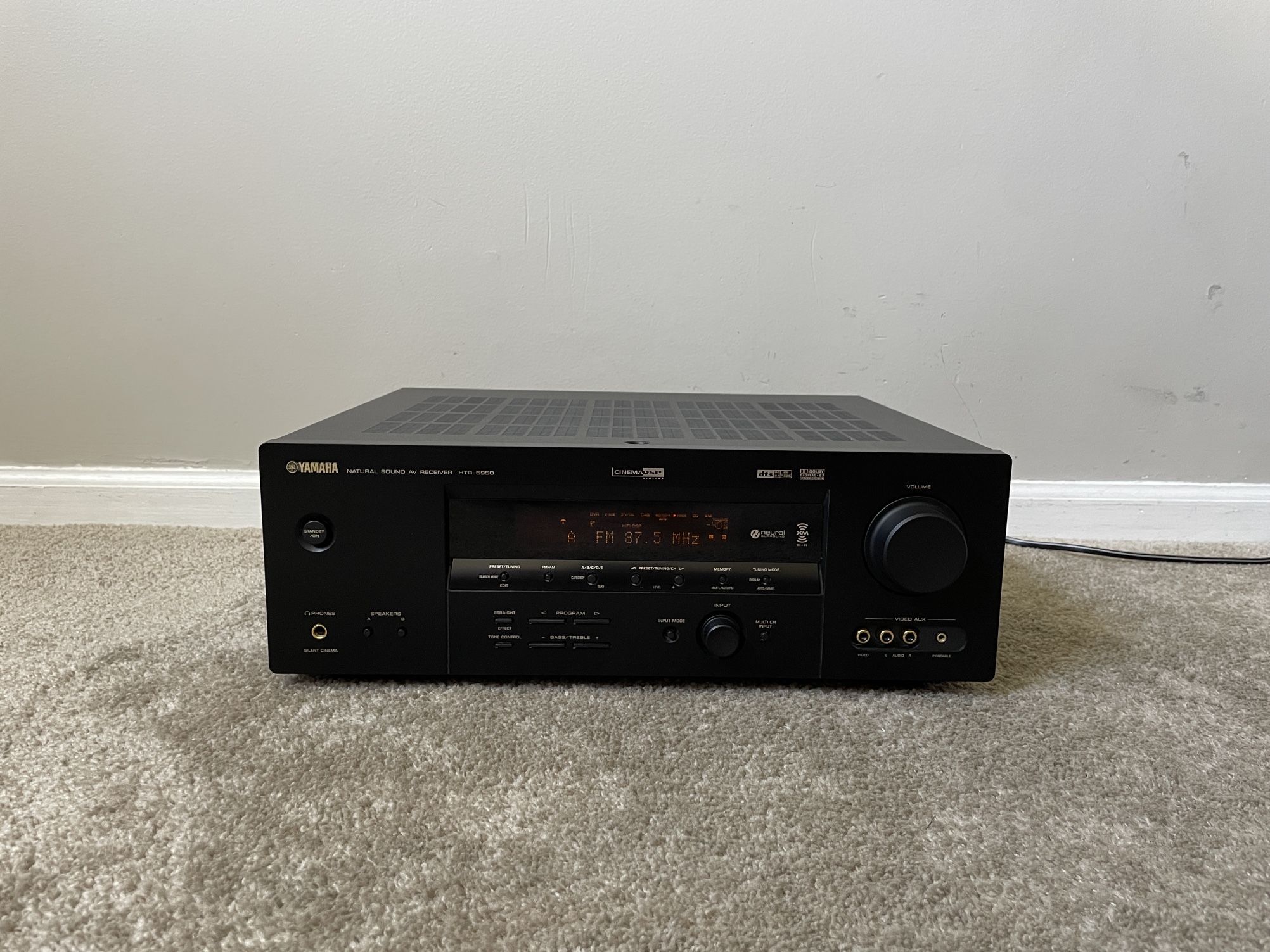 Yamaha HTR-5950 5.1 Home Theater Surround Receiver