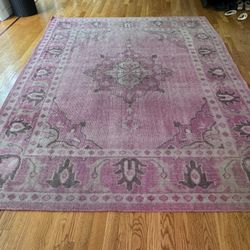 Lulu And Georgia Pink Rug 8’x10’