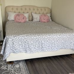 King Size Bed frame -Mattress And Spring Boxes