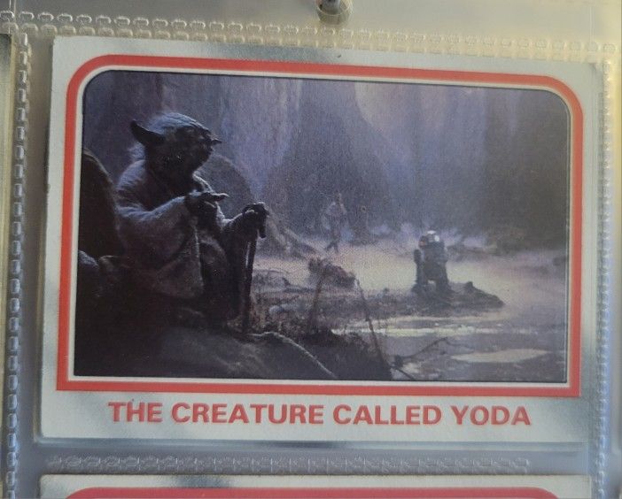 1980 Topps Star Wars Empire Strikes Back #58 The Creature Called Yoda Card