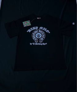 BAPE Baby Milo x Chrome Hearts Black T-Shirt