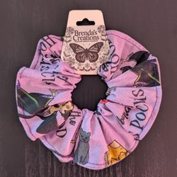 Hocus Pocus Purple Scrunchie – Winifred, Binx & Halloween Magic