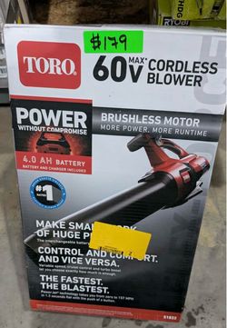 Toro 60V Cordless Blower