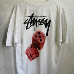 Stussy Fuzzy Dice Short Sleeve T- Shirt