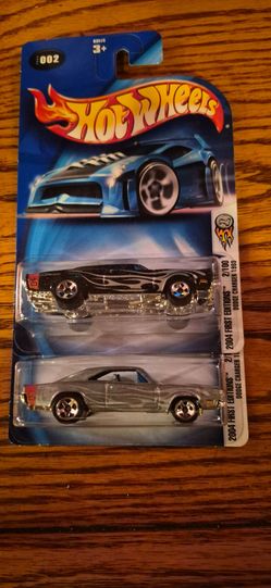 Hotwheels DODGE CHARGERS LOT OF 2.  ZAMAC AND REG