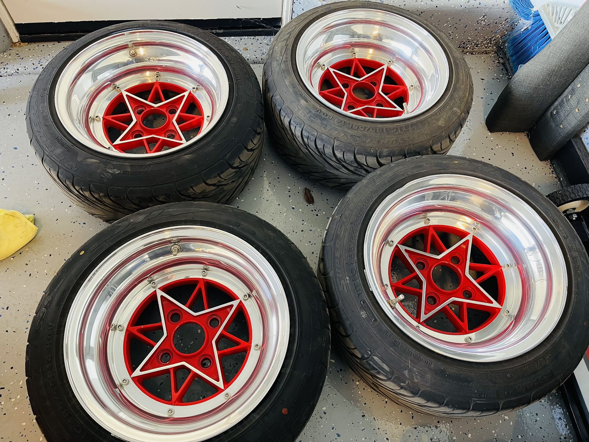 14” SSR SPEED STAR COLIN STAR SHARK WHEELS