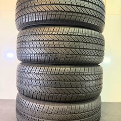 V794  275 60 20 115S  Bridgestone Alenza A/S 02 - 4 used tires 80% life 