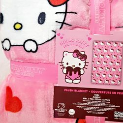 HELLO KITTY VALENTINES BLANKET 