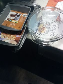 Cooking Pan Glass Bowl