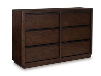 Dilenno Dark Brown Dresser (Online Special Price)