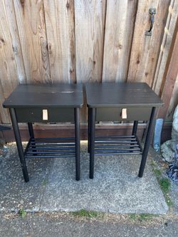 2 Small Matching Nightstands