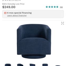 2 Bobs furniture Swivel Chairs