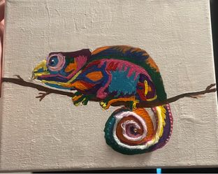 Iguana Painting