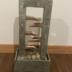 High Grade Stone And Copper Fountain 