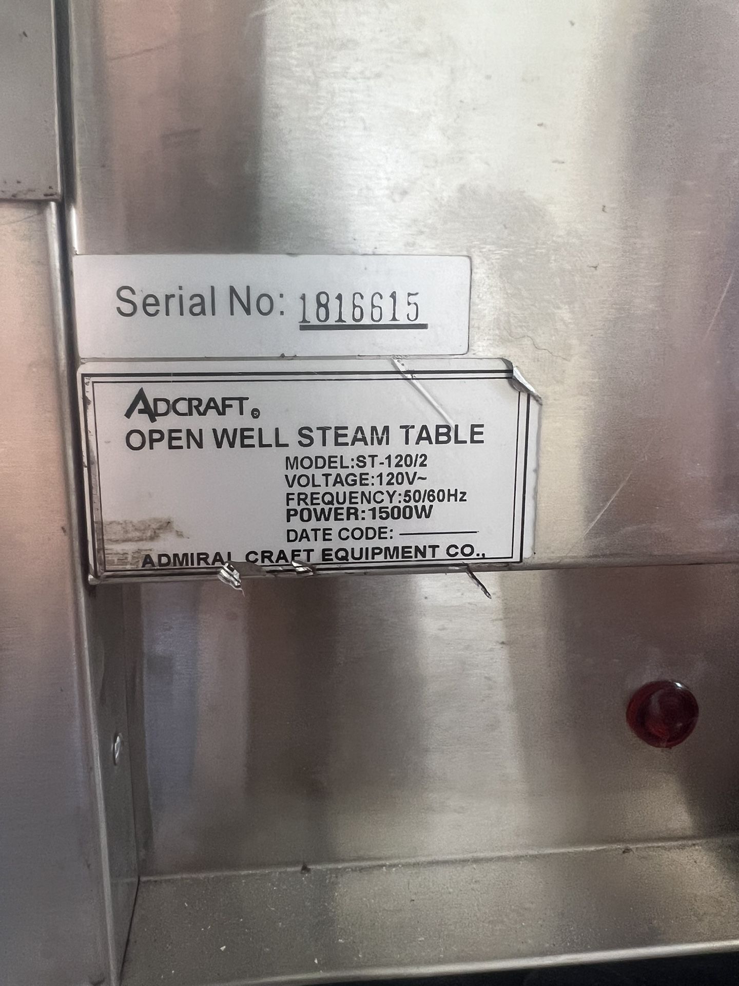 Eagle Group AWT4 Natural Gas Four Pan Water Bath Steam Table - Sealed Well