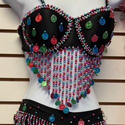 Sexy Belly Dance Black Costume 