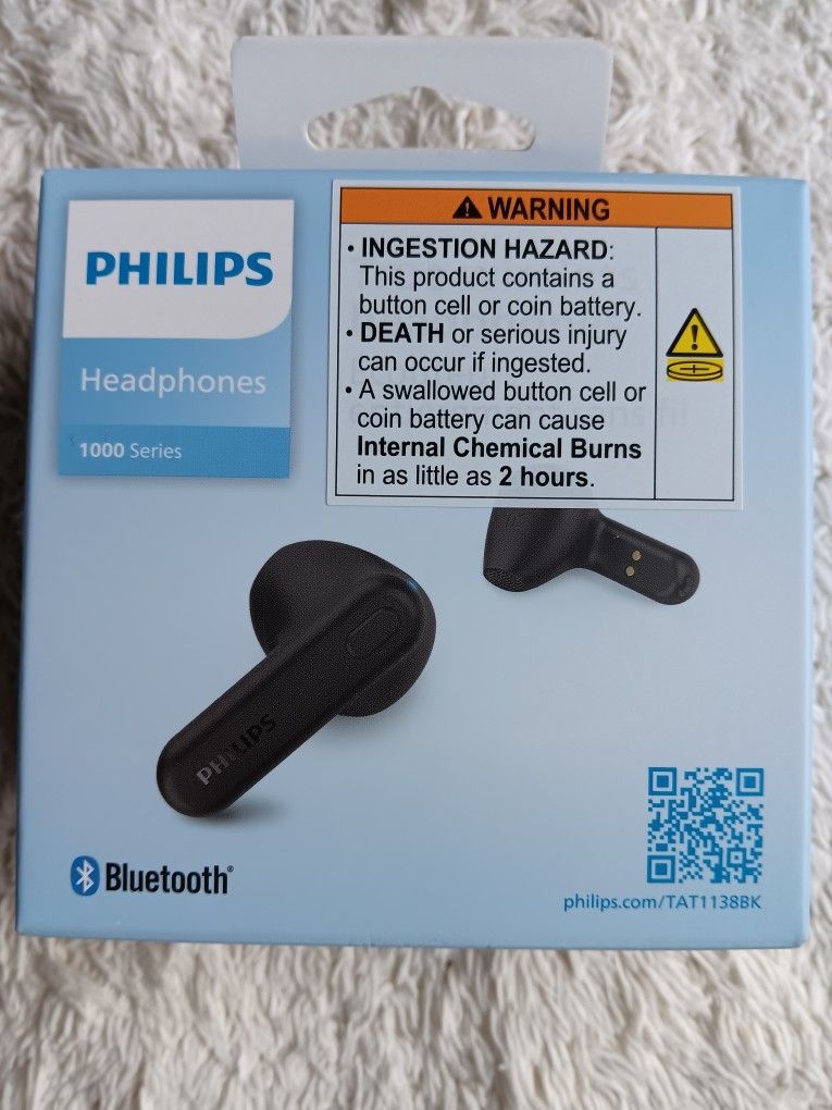 New Phillips True Wireless Bluetooth Headphones