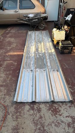 Corrugated galvanized metal