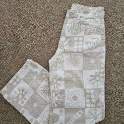 H & M NEW Smiley Print Pants Size 4